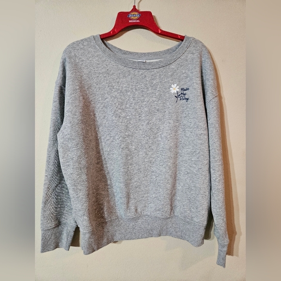 Old Navy Make My Daisy Oversized Sweatshirt - Picture 1 of 5